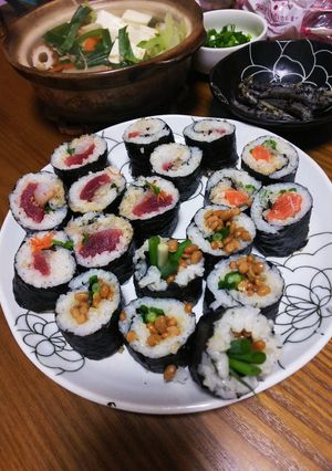 三連休の夕飯に☺️海鮮＆納豆まき巻き❤️-レシピのメイン写真