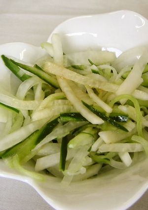 大根ときゅうりの酢の物（健康食）-レシピのメイン写真