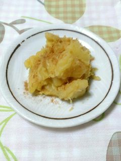 焼き芋とリンゴのバター煮-レシピのメイン写真