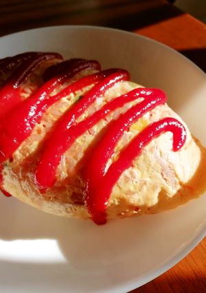 レンジでオムライス-レシピのメイン写真