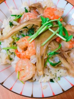 マイタケとエビの混ぜごはん-レシピのメイン写真