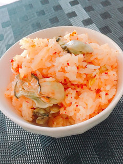 ✤牡蠣とキムチ炊き込みご飯✤〜辛さ控えめ-レシピのメイン写真