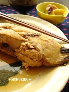 ふっくら♪子持ちカレイの煮つけ-レシピのメイン写真