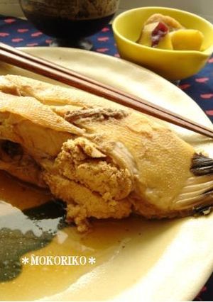 ふっくら♪子持ちカレイの煮つけ-レシピのメイン写真