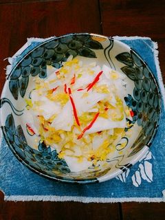 生だしで冬大根と白菜のさっぱりサラダ-レシピのメイン写真