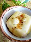レンジでとろ～りチーズと黒胡椒の温やっこ