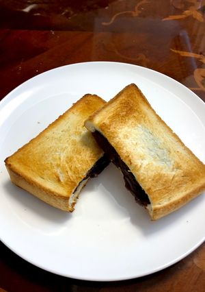 トースターで ホットサンド あんこ編-レシピのメイン写真