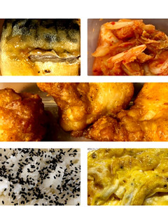 男弁当10分 唐揚げ、鯖缶、オムレツ-レシピのメイン写真