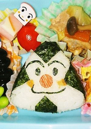 おむすびまん おにぎりまん？幼稚園お弁当-レシピのメイン写真