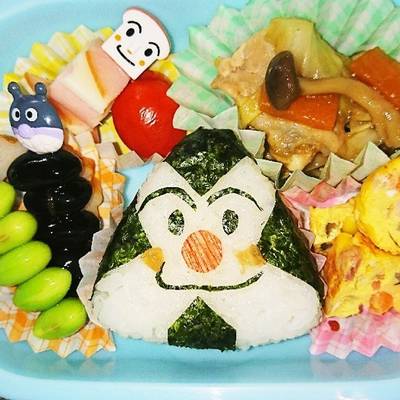 おむすびまん おにぎりまん？幼稚園お弁当