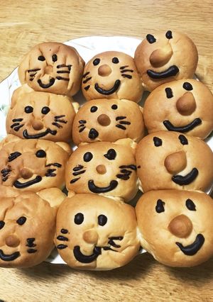 ミニあんぱんアニマル-レシピのメイン写真