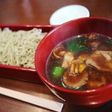 長寿牡蠣だしの具だくさんつけ蕎麦