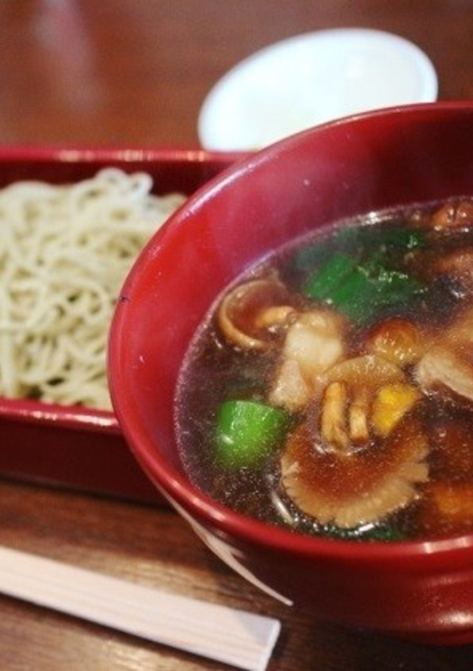 長寿牡蠣だしの具だくさんつけ蕎麦-レシピのメイン写真
