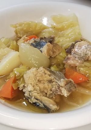 ホットクックで作るさば缶ポトフ-レシピのメイン写真