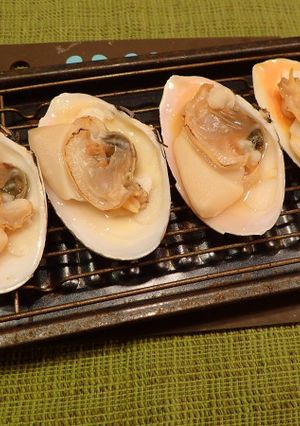 姫貝(シロガイ、サラガイ)の素焼き-レシピのメイン写真