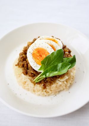簡単に、炊飯器で【ガーリックライス】-レシピのメイン写真