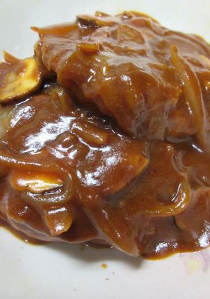 煮込みハンバーグ-レシピのメイン写真