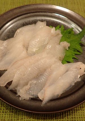 イシガレイの刺身-レシピのメイン写真