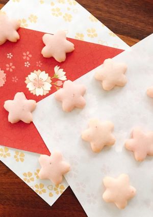 合格祈願☆桜サクサク簡単苺ジャムクッキー-レシピのメイン写真