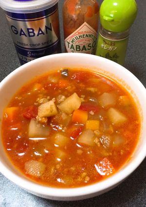 【離乳食にも】トマトと野菜のシチュー-レシピのメイン写真