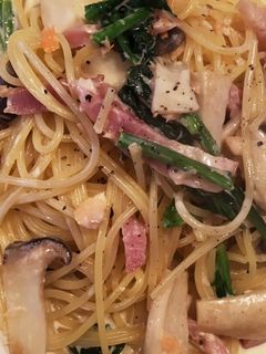 鮭フレークとエリンギのクリームパスタ-レシピのメイン写真