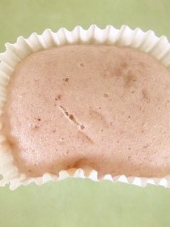 いちご蒸しパン-レシピのメイン写真