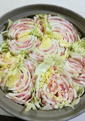 大量消費☆白菜のミルフィーユ大根おろし鍋-レシピのメイン写真