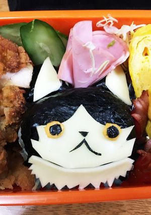 妖怪ウォッチ☆猫又☆キャラ弁-レシピのメイン写真