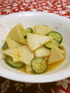給食☆大根のピリ辛漬け-レシピのメイン写真