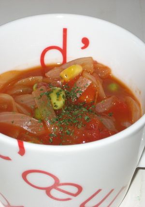 デトックス☆トマトと玉葱のトロトロスープ-レシピのメイン写真