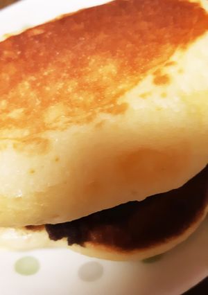 フカフカ生地のあんこバーガー-レシピのメイン写真