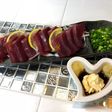かつおの刺身 焼津漁師風
