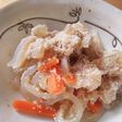 生タラコ、しらたき、大根の炒り煮