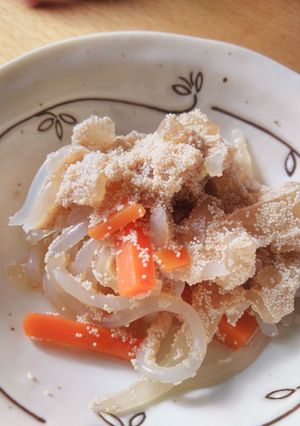 生タラコ、しらたき、大根の炒り煮-レシピのメイン写真