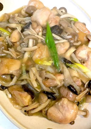 ヘルシー！鶏肉のきのこたっぷりあんかけ-レシピのメイン写真