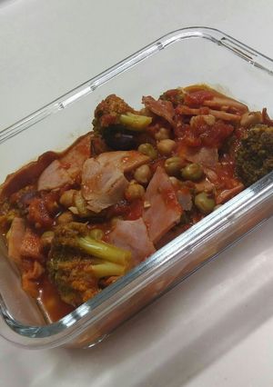 お豆を入れたら栄養アップ！トマト煮-レシピのメイン写真