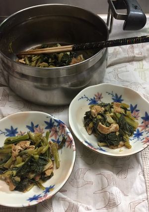 水を使わない☆コマツナの煮びたし-レシピのメイン写真