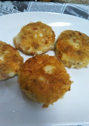 オリーブオイルで焼き玉子コロッケ-レシピのメイン写真