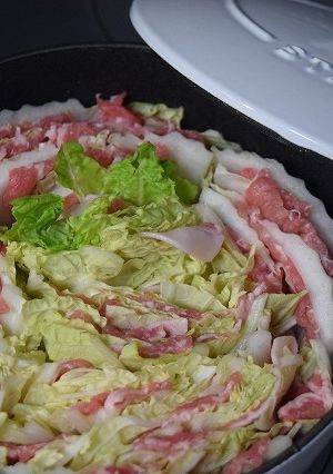 ストウブで作る白菜と豚のミルフィーユ-レシピのメイン写真