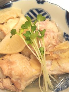 圧力鍋でつくる手羽元と大根のトロトロ塩煮-レシピのメイン写真