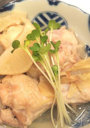 圧力鍋でつくる手羽元と大根のトロトロ塩煮-レシピのメイン写真