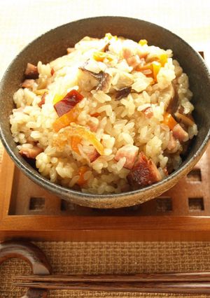 レンジでおこわ★全部いれてチン♪-レシピのメイン写真