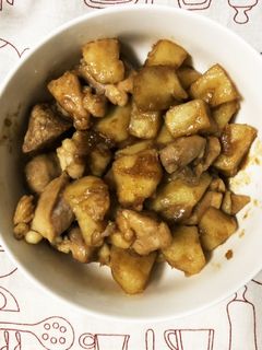 じゃがいもと鶏肉の甘辛炒め-レシピのメイン写真