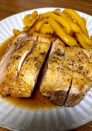 カラーラで簡単チキンステーキ-レシピのメイン写真