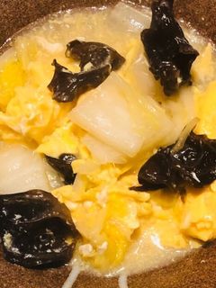節約★白菜とキクラゲの中華炒め-レシピのメイン写真