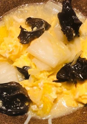 節約★白菜とキクラゲの中華炒め-レシピのメイン写真