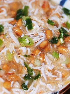 納豆にしらすと大根おろし-レシピのメイン写真