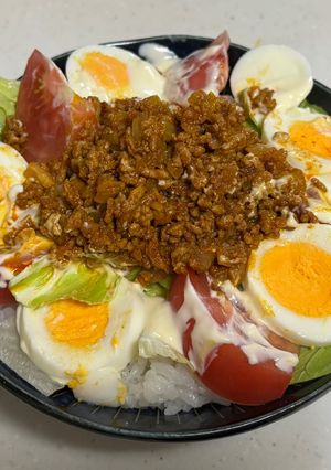 我が家の簡単タコライス-レシピのメイン写真