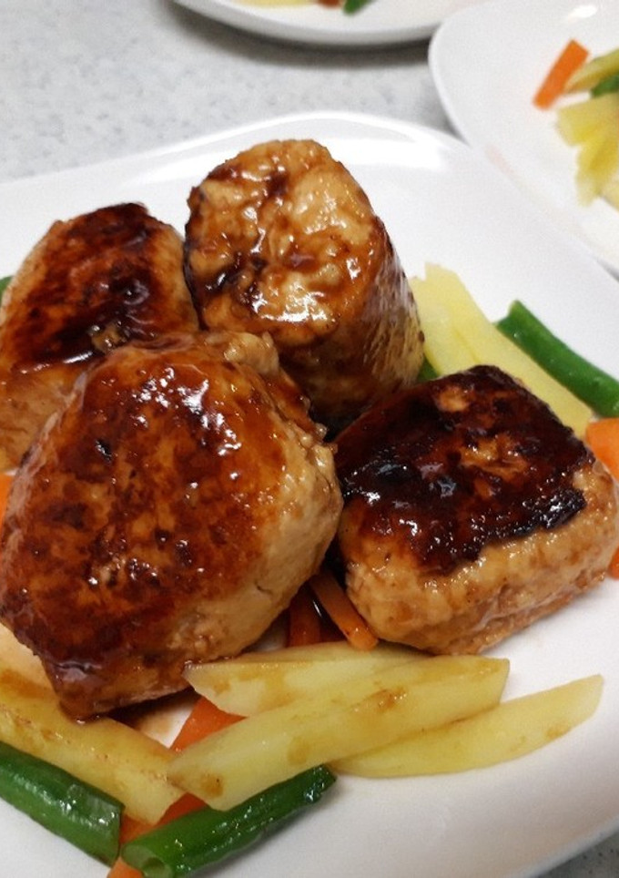 厚揚げ団子の照り焼き-レシピのメイン写真