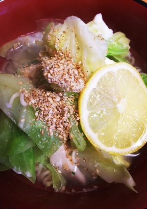 酸っぱ旨っ！レモン風味の塩ラーメン♪-レシピのメイン写真